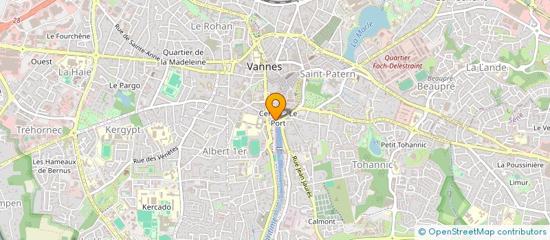 localisation de l'entreprise ASS DES AMIS DE LA FONDATION DE LA FRANCE LIBRE POUR LES ARRONDISSEMENTS DE VANNES ET PONTIVY à VANNES