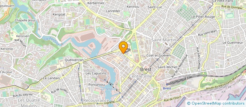 localisation de l'entreprise ASS DES AMIS DE LA MAISON DU PEUPLE à BREST