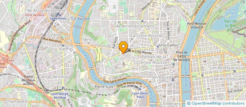 localisation de l'entreprise ASS DES AMIS DE PIERRE HEINRICH à LYON