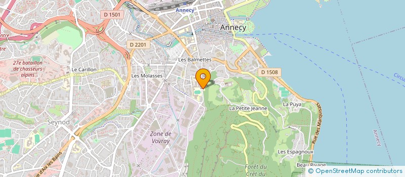 localisation de l'entreprise ASS  DES AMIS DE SAINT-MICHEL à ANNECY