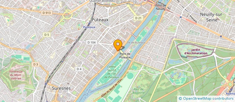 localisation de l'entreprise ASS DES AMIS DE SANTE SERVICE  PUTEAUX