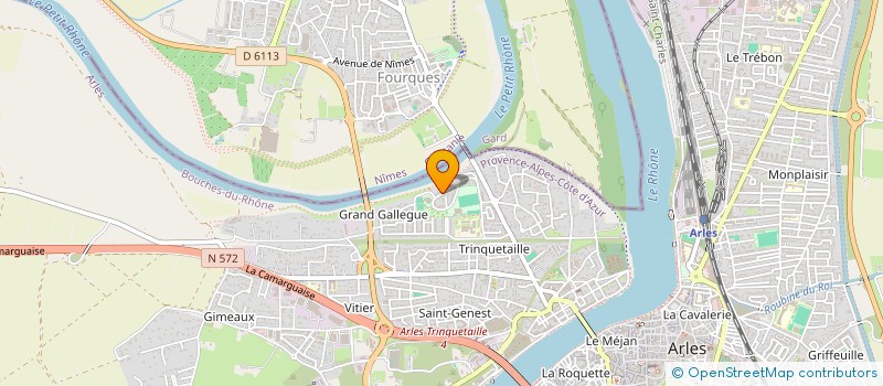 localisation de l'entreprise ASS DES AMIS DE ST JACQUES DE COMPOSTELLE ACCUEIL PELERINS DES CHEMINS D ARLES  ARLES