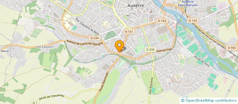 localisation de l'entreprise ASS DES AMIS DES ARTS DE L AUXERROIS à AUXERRE