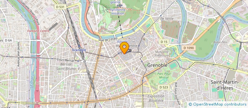 localisation de l'entreprise ASS DES AMIS DU CHANT GREGORIEN à GRENOBLE