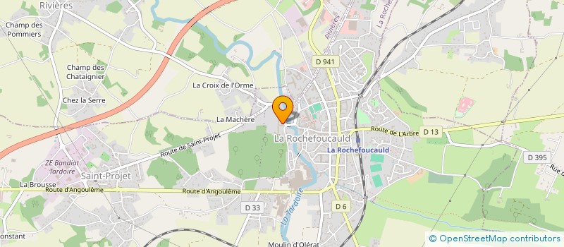 localisation de l'entreprise ASS DES AMIS DU CHATEAU LA ROCHEFOUCAULD  LA ROCHEFOUCAULD-EN-ANGOUMOIS