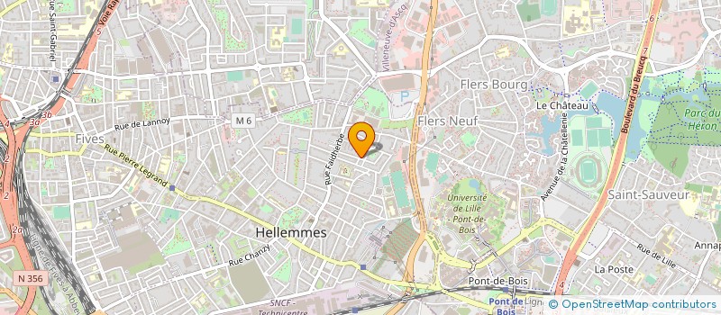localisation de l'entreprise ASS DES AMIS DU HAND BALL D'HELLEMMES  LILLE