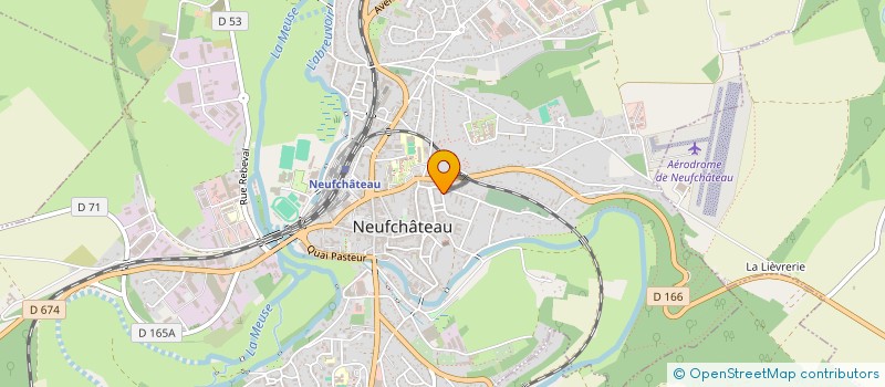 localisation de l'entreprise ASS DES AMIS DU LIVRE ET DU PATRIMOINE à NEUFCHATEAU