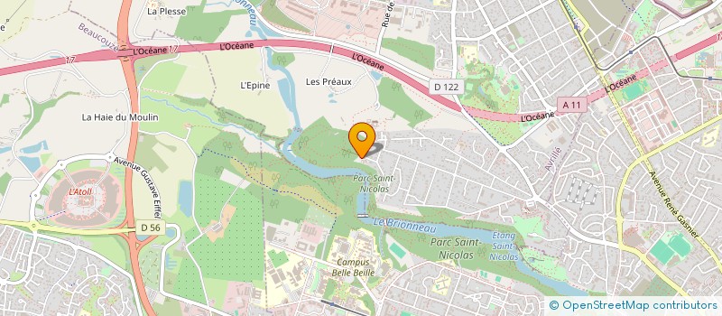 localisation de l'entreprise ASS DES AMIS DU MONASTERE ST JOSEPH  AVRILLE