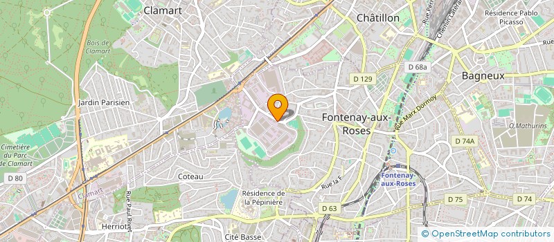 localisation de l'entreprise ASS DES AMIS DU MUSEE DE L'ATOME à FONTENAY-AUX-ROSES