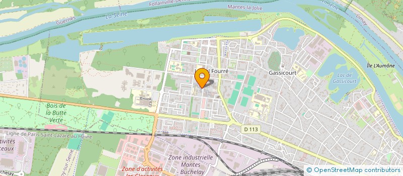 localisation de l'entreprise ASS DES AMIS DU PARTI SOCIALISTE  MANTES-LA-JOLIE