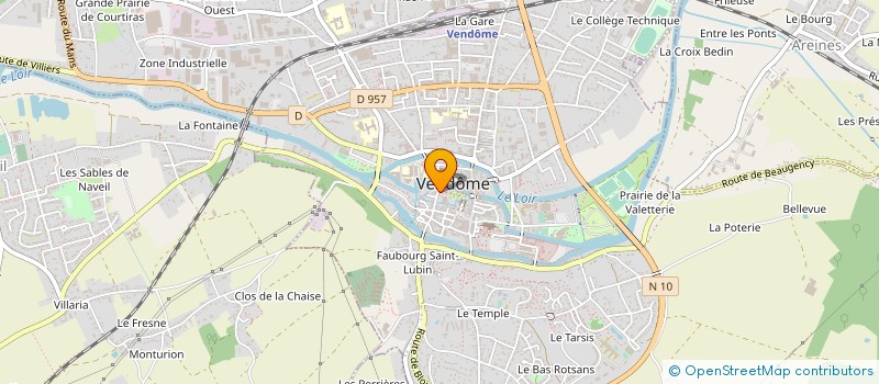 localisation de l'entreprise ASS DES AMIS DU PAYS NATAL DE RONSARD à VENDOME