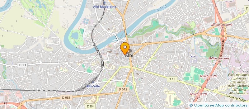 localisation de l'entreprise ASS DES AMIS DU ROCK DANS LE TARN  ALBI