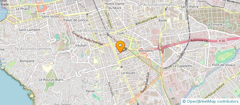 localisation de l'entreprise ASS DES AMIS DU SACRE COEUR  MARSEILLE