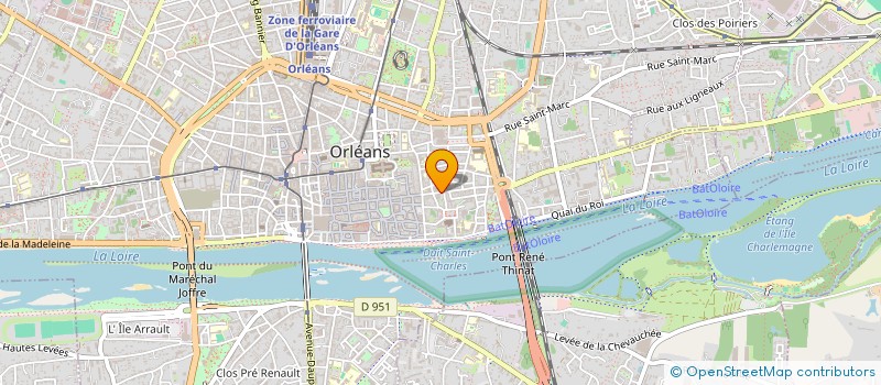 localisation de l'entreprise ASS DES AMIS DU TRIO DE CLARINETTES 439 à ORLEANS
