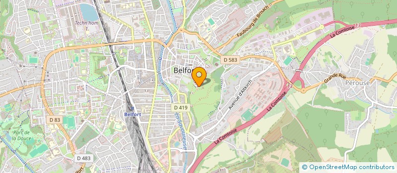 localisation de l'entreprise ASS DES AMIS ET DU MUSEE DE BELFORT à BELFORT