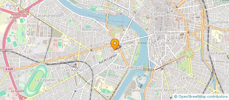 localisation de l'entreprise ASS DES AMIS ET SOIGNANTS DU CENTRE REGIONAL D'ACCOMP à TOULOUSE