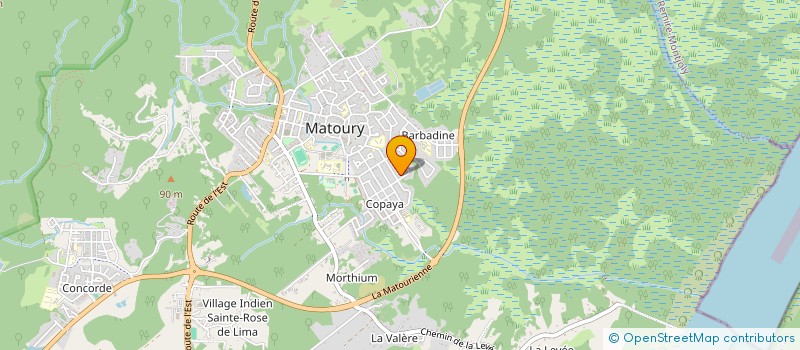 localisation de l'entreprise ASS. DES AMIS ET SYMPATISANTS  LADIES AND MEN A MATOURY  MATOURY