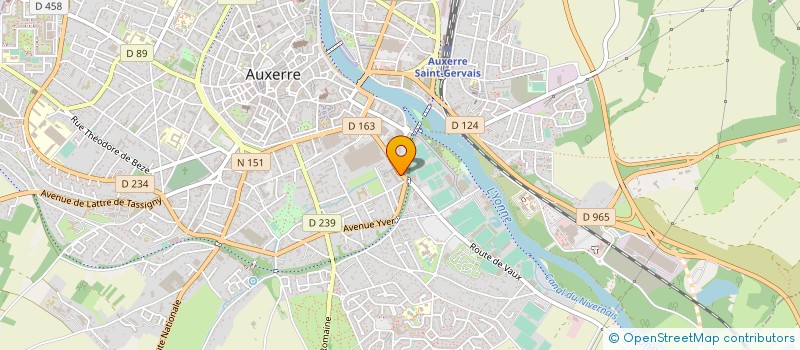 localisation de l'entreprise ASS DES ANCIENS AJAISTES PROFESSIONNELS à AUXERRE