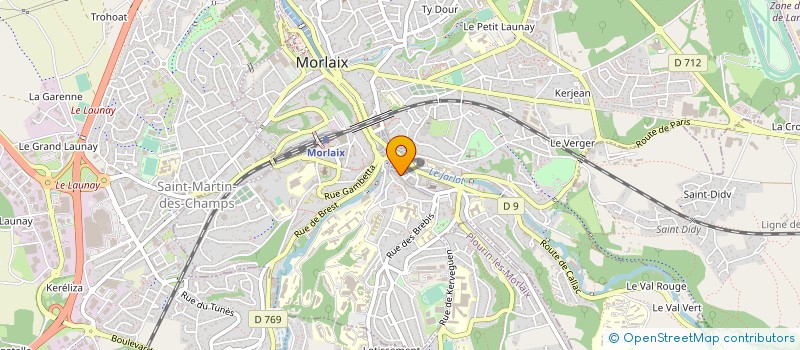 localisation de l'entreprise ASS DES ANCIENS COMBATTANTS à MORLAIX