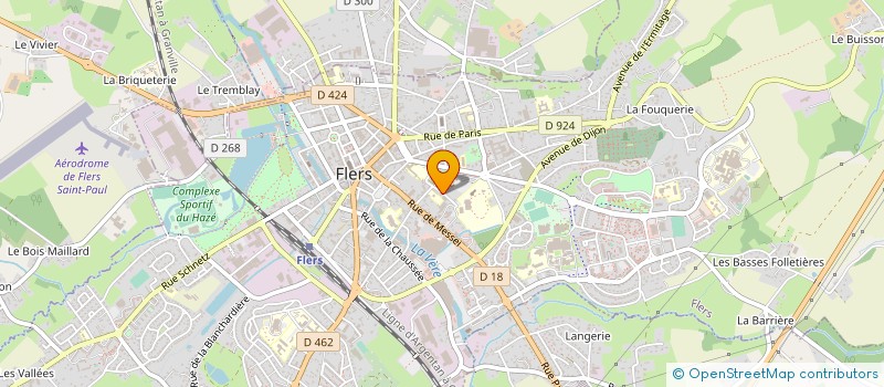 localisation de l'entreprise ASS DES ANCIENS COMBATTANTS DE FLERS à FLERS