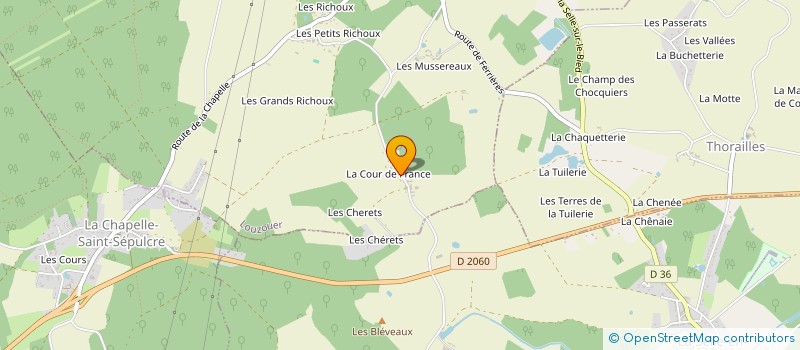 localisation de l'entreprise ASS DES ANCIENS DE FERRIERES à FERRIERES-EN-GATINAIS