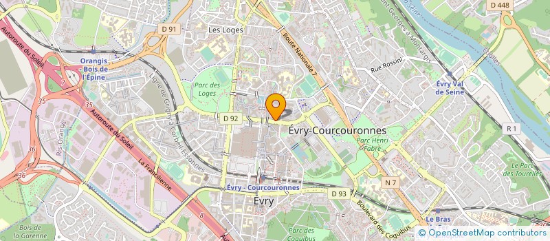 localisation de l'entreprise ASS DES ANCIENS DU CESI à EVRY-COURCOURONNES