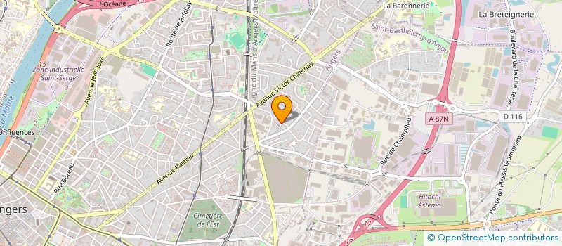 localisation de l'entreprise ASS DES ANCIENS DU VILLAGE DES BANCHAIS à ANGERS