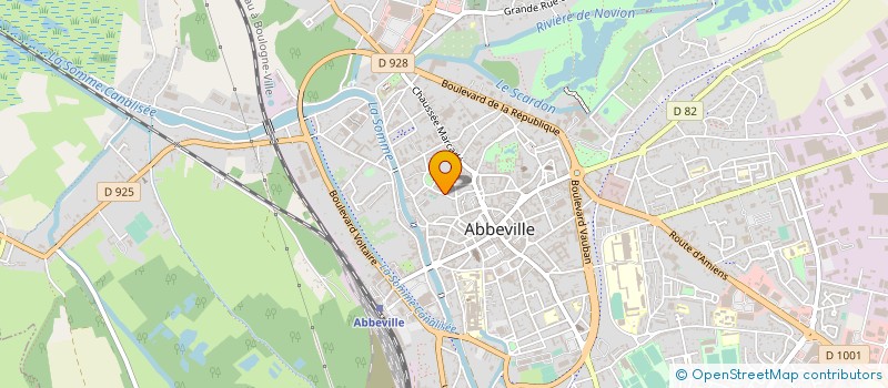 localisation de l'entreprise ASS DES ANCIENS ELEVES à ABBEVILLE