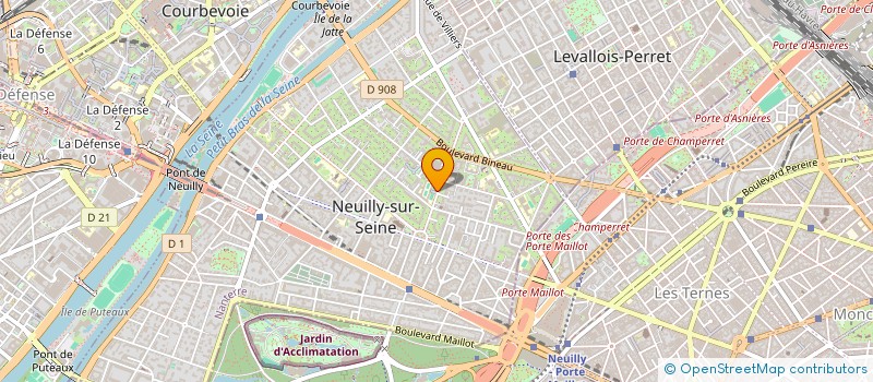 localisation de l'entreprise ASS DES ANCIENS ELEVES DU LYCEE PASTEUR à NEUILLY-SUR-SEINE