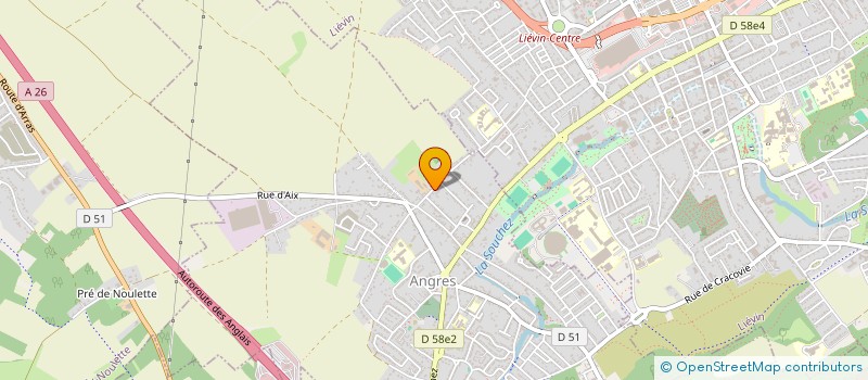 localisation de l'entreprise ASS DES APICULTEURS D ANGRES à ANGRES