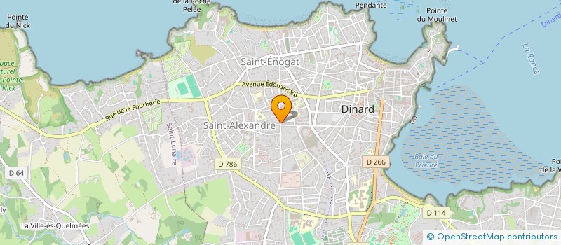 localisation de l'entreprise ASS DES ARTS DU CIRQUE ET DES DANSES AFRICAINES  DINARD