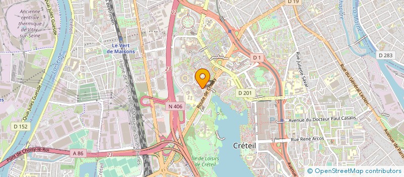 localisation de l'entreprise ASS DES AVEUGLES DE CRETEIL  CRETEIL