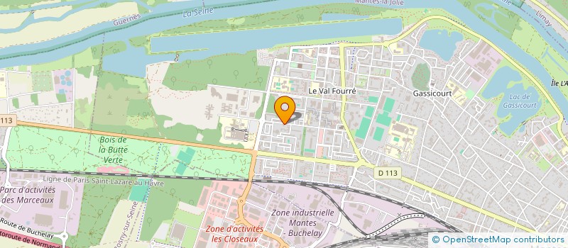 localisation de l'entreprise ASS DES BAILLEURS SOCIAUX DU MANTOIS  MANTES-LA-JOLIE