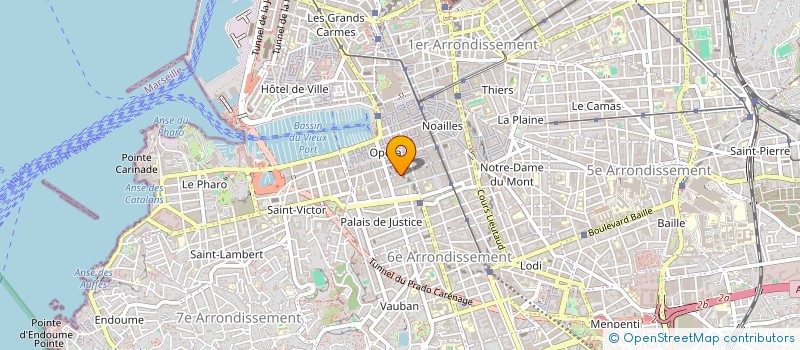 localisation de l'entreprise ASS DES BARREAUX EXPLOITANT LACIDON  MARSEILLE