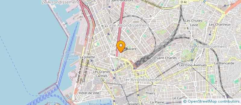 localisation de l'entreprise ASS DES BLACKS DU SUD DE LA FRANCE à MARSEILLE