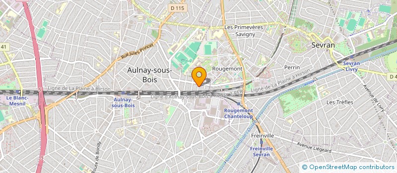 localisation de l'entreprise ASS DES BRETONS D AULNAY ET DE LA REGION à AULNAY-SOUS-BOIS