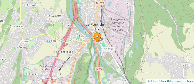 localisation de l'entreprise ASS DES BRIONS A ROCHEFORT  LE PONT-DE-CLAIX