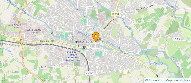 localisation de l'entreprise ASS DES BROCANTEURS ISLE SUR LA SORGUE à L'ISLE-SUR-LA-SORGUE