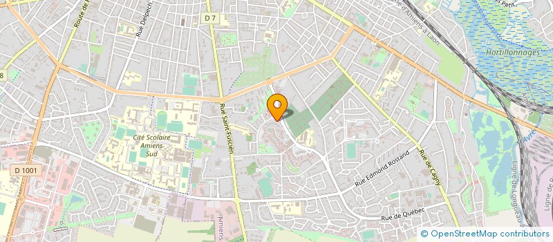 localisation de l'entreprise ASS DES CADRES DU SIEGE DE LA CRCAM à AMIENS