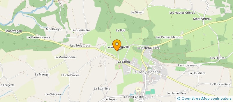 localisation de l'entreprise ASS DES CAVALIERS DE LA SOULEUVRE  SOULEUVRE EN BOCAGE