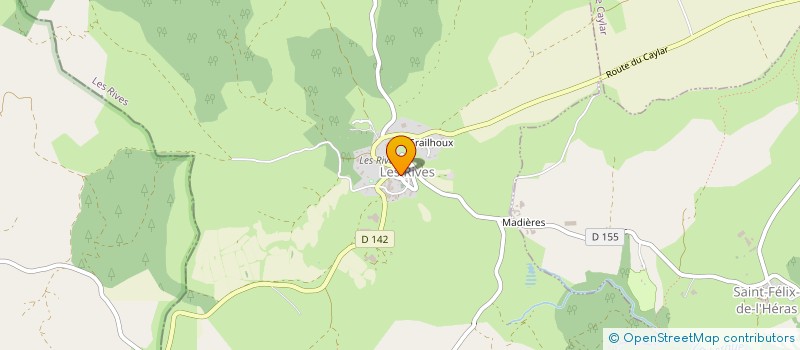 localisation de l'entreprise ASS DES CAVALIERS EN LODEVOIS  SAINT-PIERRE-DE-LA-FAGE