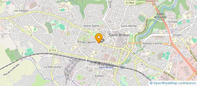 localisation de l'entreprise ASS DES CHASSEURS DE GIBIERS D'EAU à SAINT-BRIEUC