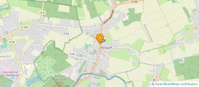 localisation de l'entreprise ASS DES CHASSEURS DU MARAIS DE RACHES à RACHES