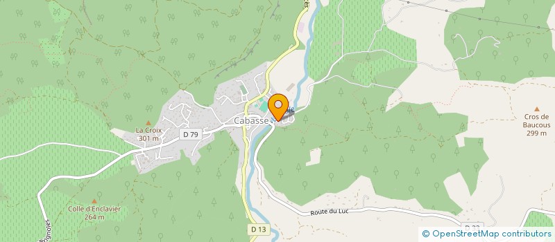 localisation de l'entreprise ASS DES CHASSEURS LE BON GITE à LES MAYONS
