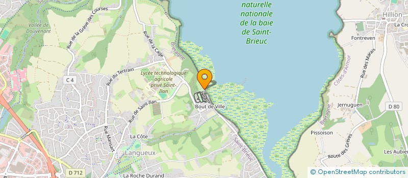 localisation de l'entreprise ASS.DES CHEMINS DE FER DES COTES DU NORD  LANGUEUX