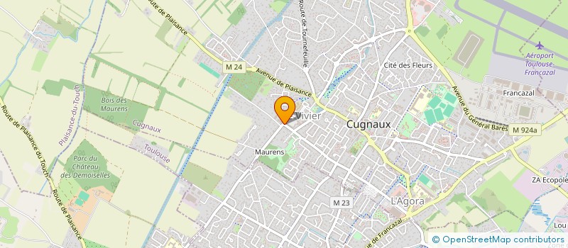 localisation de l'entreprise ASS DES CHERCHEURS ELECTRO ACOUSTIQUE à CUGNAUX