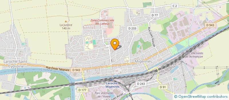 localisation de l'entreprise ASS DES CHEVEUX AGENTES DE L'EHPAD à MIGENNES