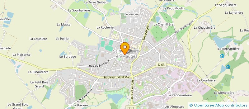 localisation de l'entreprise ASS DES COIFFEURS  SEVREMOINE