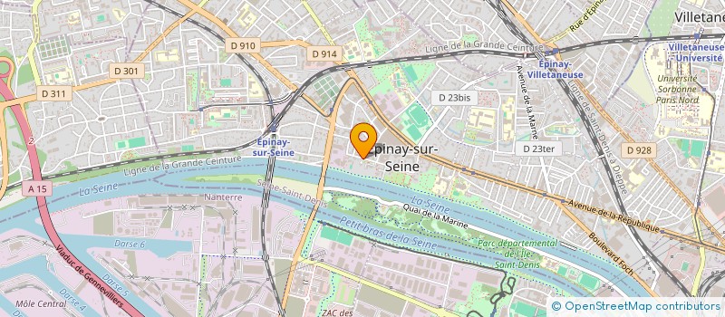 localisation de l'entreprise ASS DES COMBATTANTS DE L UNION FRANCAISE à EPINAY-SUR-SEINE