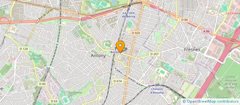 localisation de l'entreprise ASS DES COMME DU CENTRE VILLE D ANTONY à ANTONY